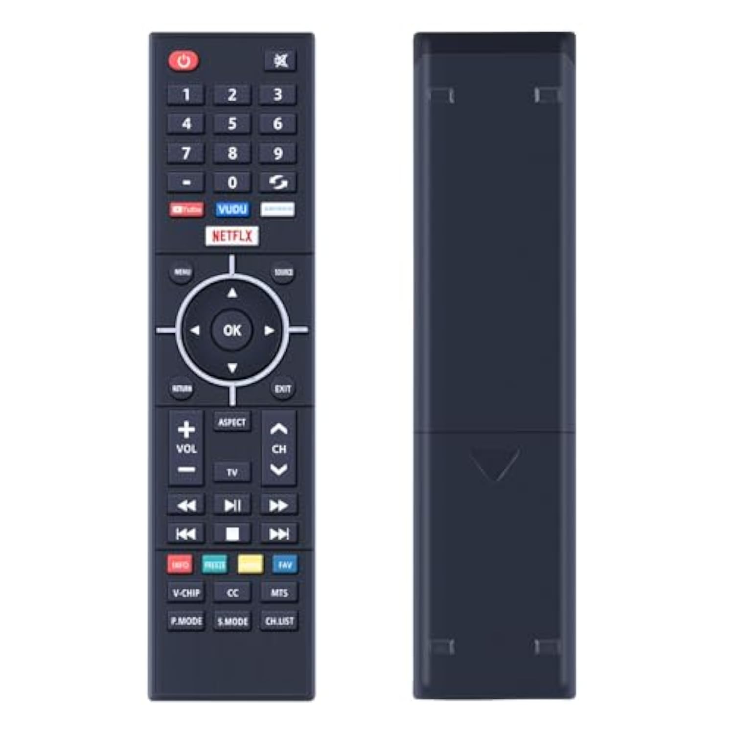 Universal Remote Control For All Element Tv, Replacement Remote Control Compatible With 99% Element Lcd Led Smart Hdtv