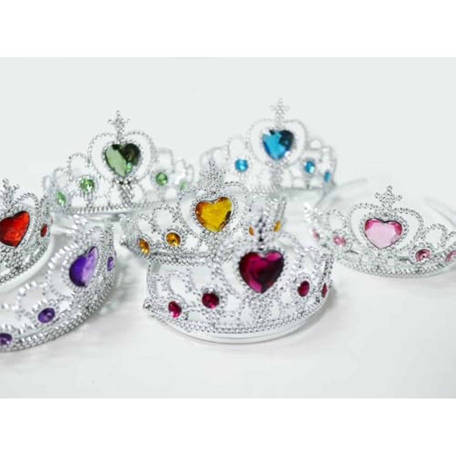 16 Pcs Tiaras Crown Set, Princess Dress Up Costume Birthday Party Favors Accessories Kid Birthday