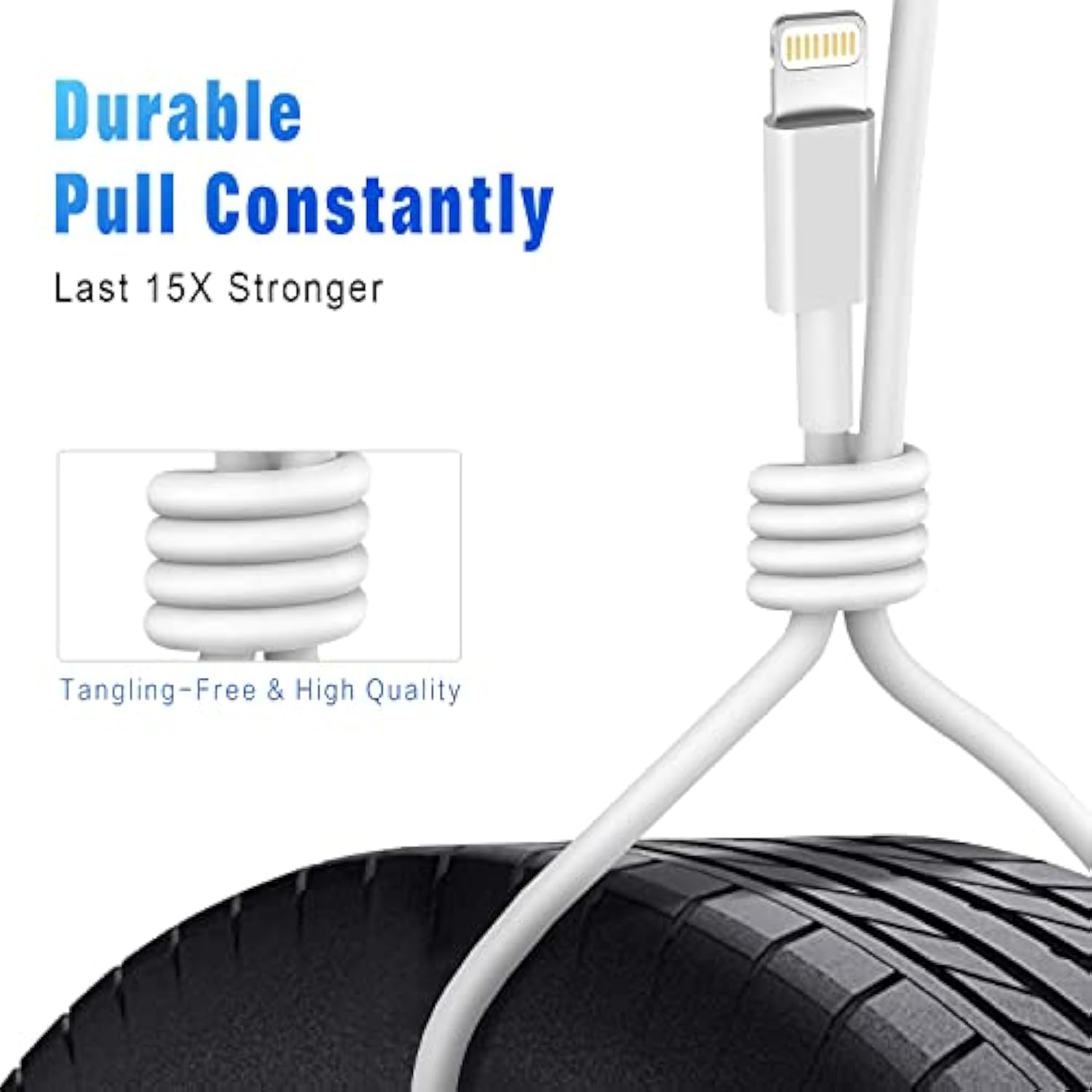 Iphone Charger 3Pack 6Ft Mfi Certified Usb A To Lightning Cable Fast Charging Cords Apple Charger Compatible With Iphone 14 13 12 11 Xs Xr X Pro Max Mini 8 7 6S 6 Plus 5S Se Ipad Ipod Airpods