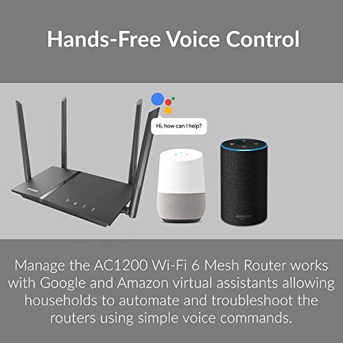 Wifi Router Ac1200 High Power Gigabit Ethernet Dual Band Mesh Wireless Internet For Home Gaming Parental Control Wi-Fi (Dir-1260)