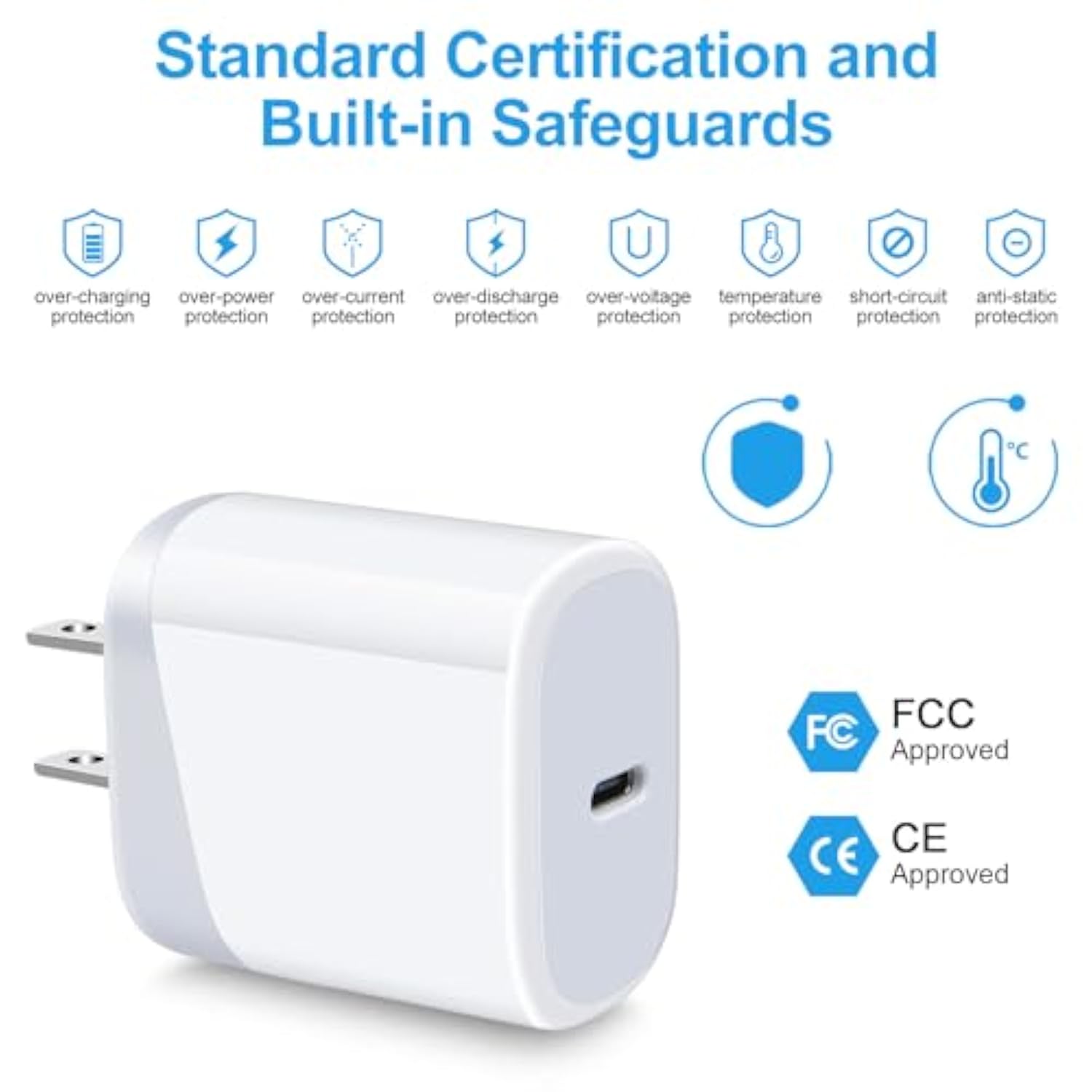 Usb C Pixel 7 Fast Charger Type C Charging Block For Google Pixel 9A 9 Pro Xl 8A 8 Pro 7A 7 Pro 7 6A 6 Pro 5A,20W Pd 3.0 Usb C Wall Charger Box Cube Power Adapter For Iphone 14,Samsung Galaxy S24,A14