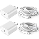 Fast Iphone Charger,2Pack[Apple Mfi Certified] Quick Fast Apple Charger 6Ft Long Usb C Lightning Cable Fast Charging Cord Usb Charger Block Adapter For Iphone 14 Plus/14 Promax/13 Mini 12/11/Xs/Ipad
