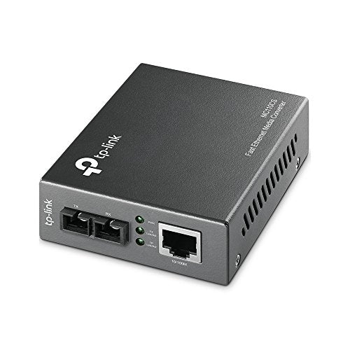 Fast Ethernet Sfp To Rj45 Fiber Media Converter | Fiber To Ethernet Converter | 10/100Mbps Rj45 Port To 100Base-Fx Single-Mode Fiber (Mc110Cs)
