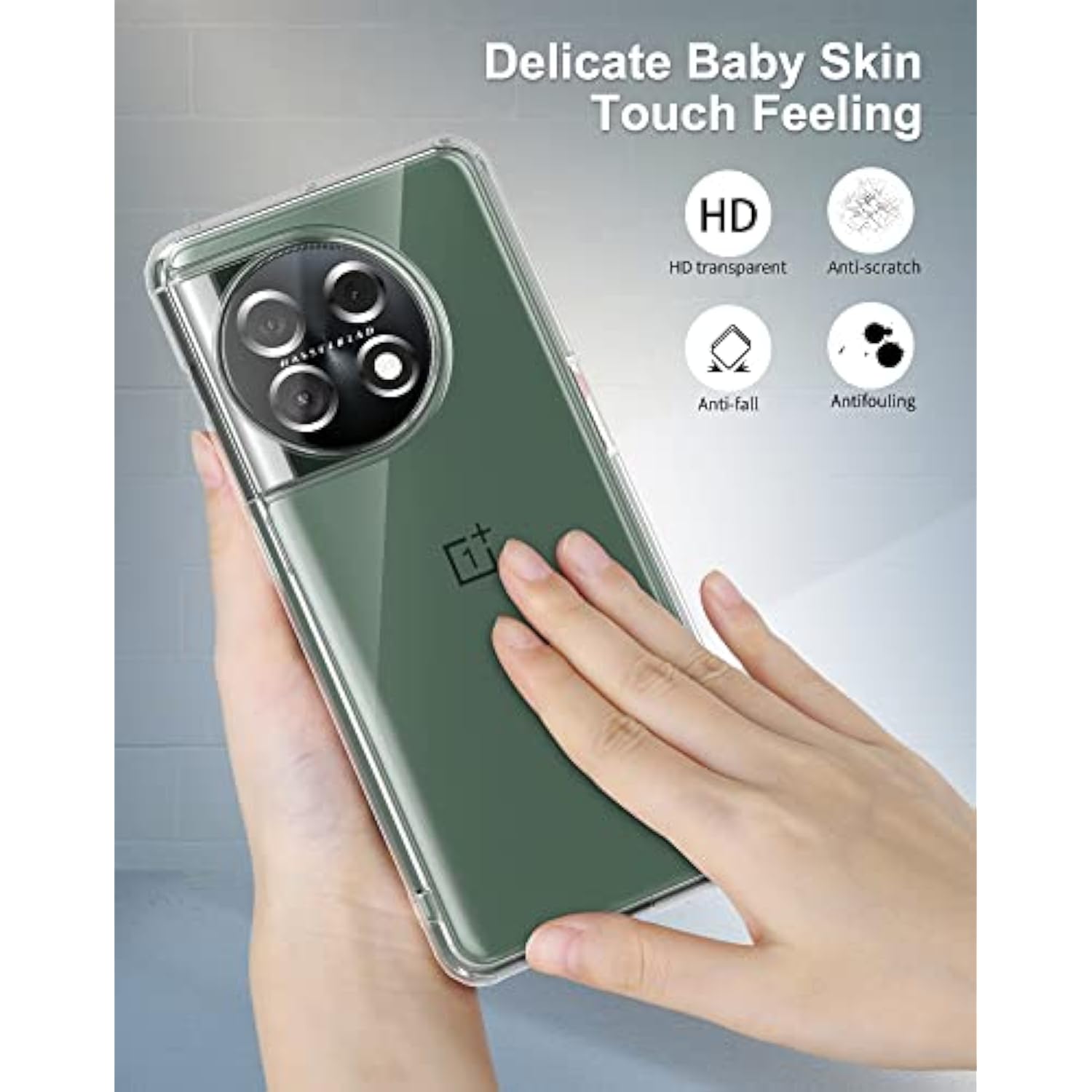 Protective Transparent Case Cover for OnePlus 11 5G