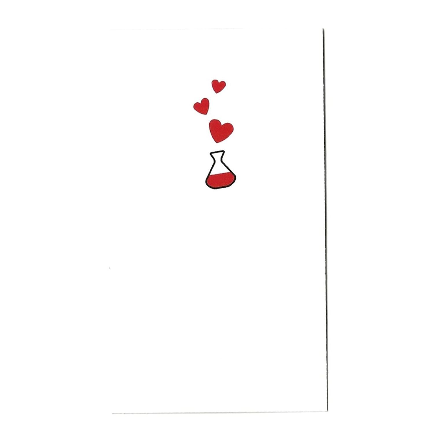 Mini Gel Electrophoresis Heart Valentines (Set Of 24, Wallet-Sized Cards) For Valentine'S Day