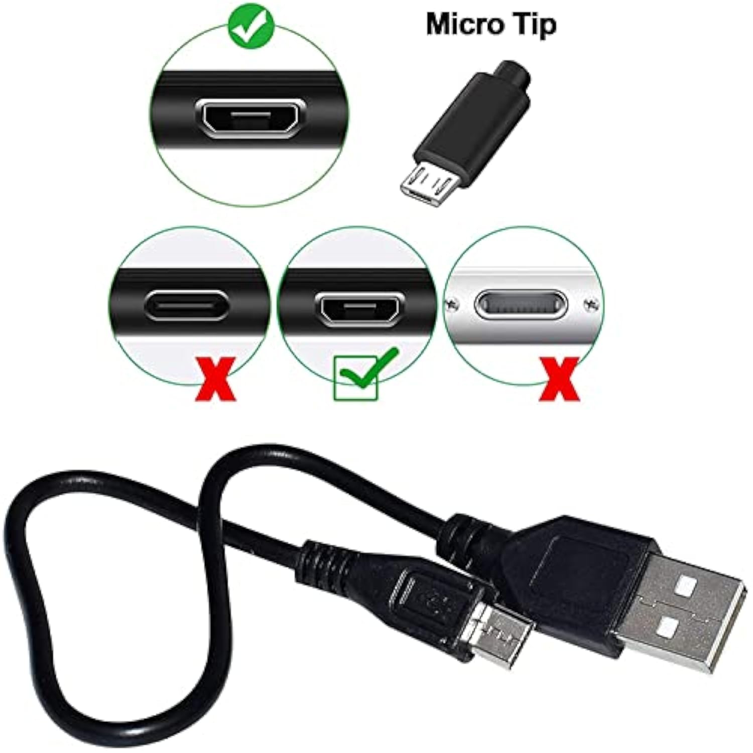 Micro Usb Charging & Data Cable Compatible With Harmony Remotes – 600, 650, 700, Touch, Elite – Programming & Sync Cord – Durable 6.6 Ft Replacement Usb Cable