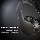 X6 Over-Ear Headphones, Foldable, Stereo Bass, Wired, 1.45M Cable, Black