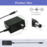 5V 1A Wall Charger Power Adapter with Plug 5.5 x 2.1mm, 5W Universal AC/DC Adapter 100-240V AC to DC 5V Power Cord Converter with 9 Interchangeable Jacks Plug (1 Pack)