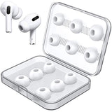 12 Pieces Replacement Ear Tips For Airpods Pro / Airpods Pro 2 Silicon Ear Buds Tips With Portable Storage Box (S/M/L) (6 Pairs)