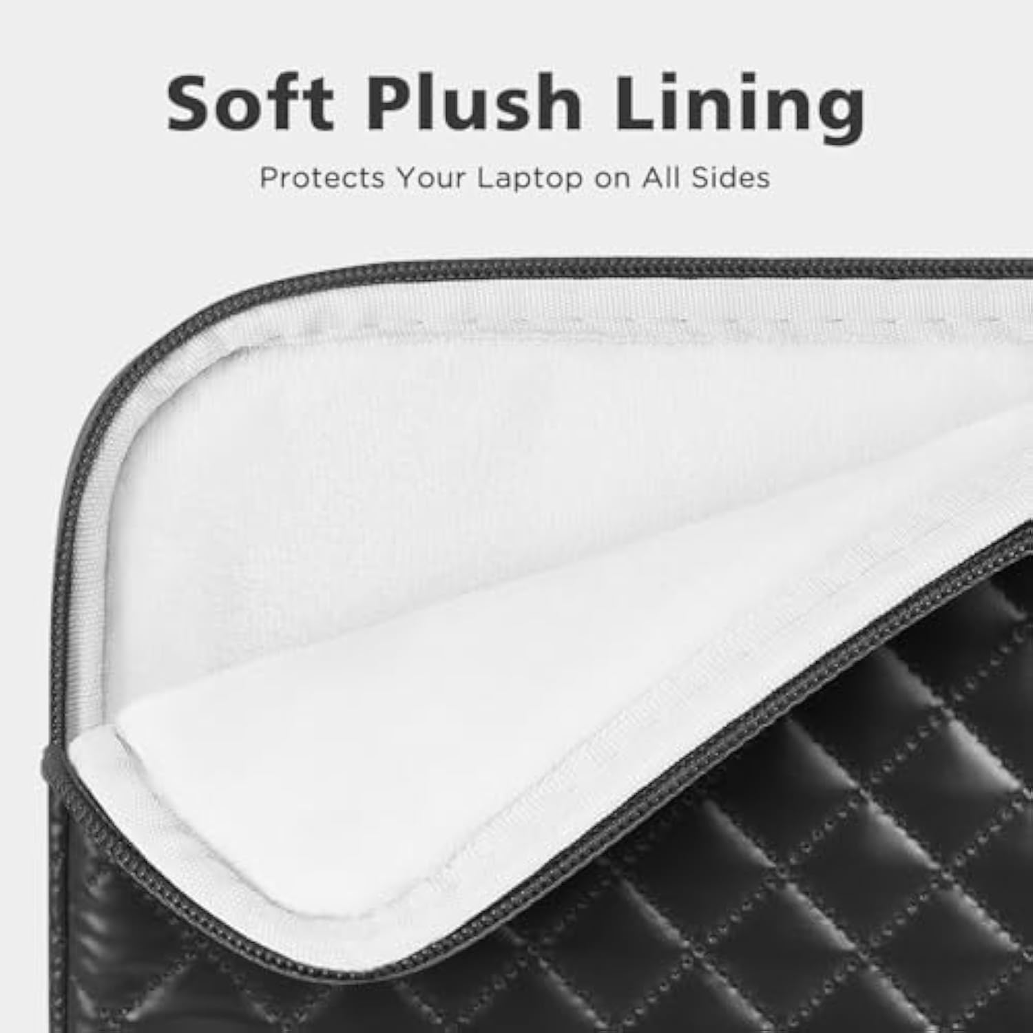 13 Inch Laptop Sleeve Case For 13" Macbook Air M4/M3/M2, Macbook Pro 13, 13" Surface Laptop 7, 13" Latitude 5350/7350, 13.4" Xps 13, 13" Thinkpad L13 Gen 5, Hp Notebook Bag Cover, Black