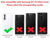 For Samsung Galaxy S21 Fe 5G Case, Heavy Duty Case,[Military Grade Protective ][Shockproof] [Dropproof] [Dust-Proof],(Black)