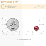 Off Red Irregular Faux Pearl Sewing Shank Buttons 20 Pcs - 10Mm, 13/32