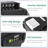 Replacement For Ryobi 40V Lithium Battery Replacement For Ryobi 40V 6.0Ah Lithium Battery Op4015 Op40201 Op4026 Op40261 Op4030 Op40301 Op4040 Op40401 Op4050 Op40601 Op4026A Op4050A Op4060A