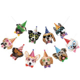 Dog Birthday Banner Puppy Themed Party Decorations For Backdrop Dog Party Banner Happy Birthday Garland Sign For Boys Girls Kids 1St 2Nd 3Rd