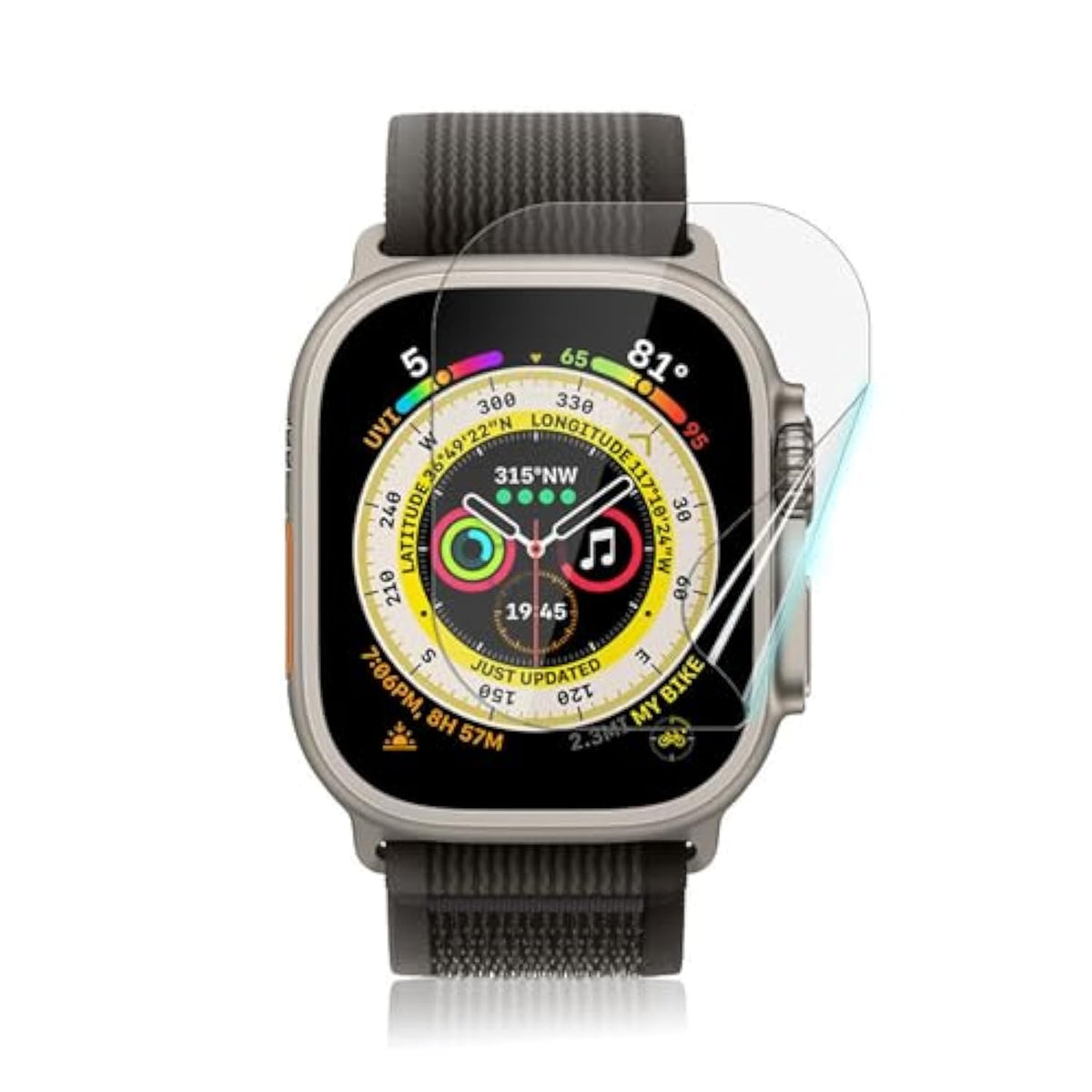 [6 Pack] For Apple Watch Ultra 2/ Apple Watch Ultra Tpu Screen Protector 49Mm, Hd Clarity, Anti-Scratch, Touch Sensitive Flexible Soft Tpu Slim Film For Iwatch Ultra/Ultra 2 49Mm