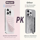Double Sided Phone Case Mount, 2 Pack, Light Pink and Hot Pink