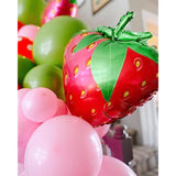 12 Pack Gaint Strawberry Balloons 23 Inch Cute Strawberry Balloons For Cute Berry First Birthday Party Themed Decorations