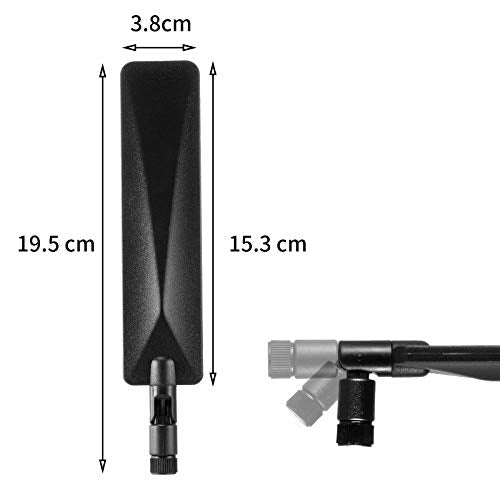 9Dbi Rp-Sma Male 4G Lte Cellular Trail Camera Long Range Antenna Compatible With Spypoint Tactacam Stealth Cam And More Cellular Trail Camera (Pack Of 2)