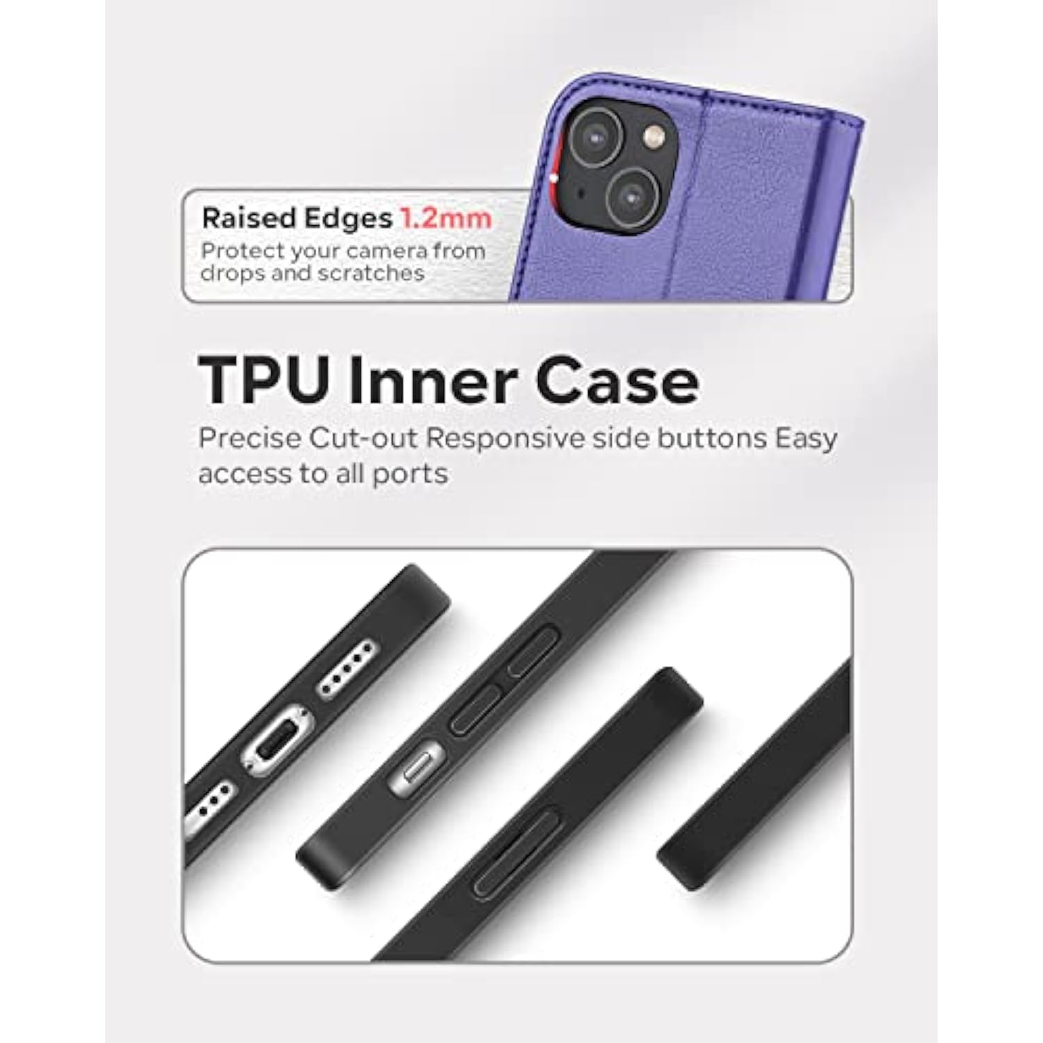 Compatible With Iphone 14 Wallet Case Leather