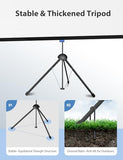 Projector Screen With Stand, 100-Inch Outdoor Indoor Projector Screen 16:9 4K Hd Pvc, 1.5 Gain Portable Wrinkle-Free Movie Screen For Home Backyard Theater With Carry Bag, Ground Nails