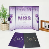 Farewell Party Decorations Purple We Will Miss You Card Guest Book To Sign Signature Coworker Leaving Job Goodbye Going Away Moving Graduation Retirement Gifts For Women Friends Boss Work Bestie