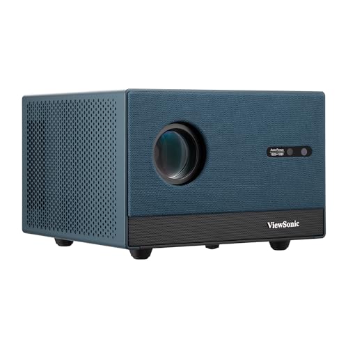 Lx60Hd 1080P Led Portable Projector With Built-In Google Tv, H/V Keystone, Auto Focus, Bluetooth, And Wi-Fi For Smart Home Theater
