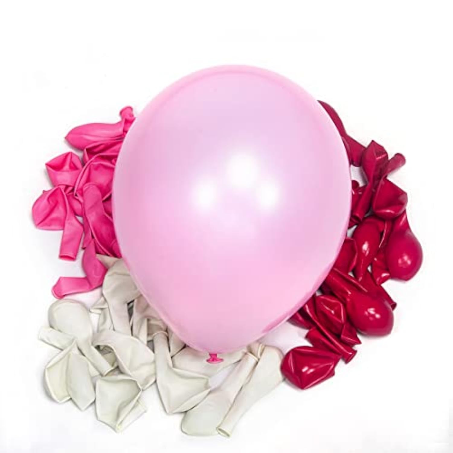 300 Pack Pink And White Balloons 12 Inch White Hot Pink Latex Party Balloon Bulk For Various Party Events Decorations