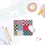 Christmas Mouse Pad,Checkered Christmas Decorations Mouse Pad,Christmas Birthday Gifts For Girls Women,Non-Slip Rubber Base Mousepad For For Home Office Laptop,9.5X7.9 Inches