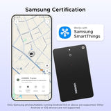 Finetrack Slim S (Samsung Only) Wallet Tracker Card, 1-Year Rechargeable Bluetooth Tracker Card Finder Work With Samsung Smartthings App For Galaxy S25/S24/S23 Ultra -1.7Mm & Ip68 Waterproof