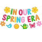 In Our Spring Era Banner School Classroom Spring Party Decorations For Student Children Celebrating Happy Spring Party Supplies