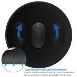 Custom Round Mouse Pad Design Your Own Photo Text Logo Personalized Mousepad Office Mouse Mat Gaming Mouse Pads For Men Women 8", 1Pc, Blank Black