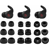 9 Pairs Ear Tips Set Compatible With Beats Fit Pro, Memory Foam Double Flange And Normal Silicone Tips S/M/L Replacement Noise Isolation Fit In Case Eartips For Beat Fit Pro - Black