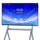 65 Inch Smart Board,4K Touch Screen Interactive Whiteboard, All-In-One Smart Digital Whiteboard For Classroom Home And Business Built In Android 14.0 8+128G With Robust App Ecosystem(Board+Wall Mount)