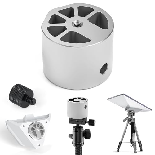 link Mini Tripod Adapter, Aluminum Mimi Starlink Mount with 1/4"-20 & 3/8"-16 Thread, Compatible with Mini Star Link Pipe Adapter and Flat Mount