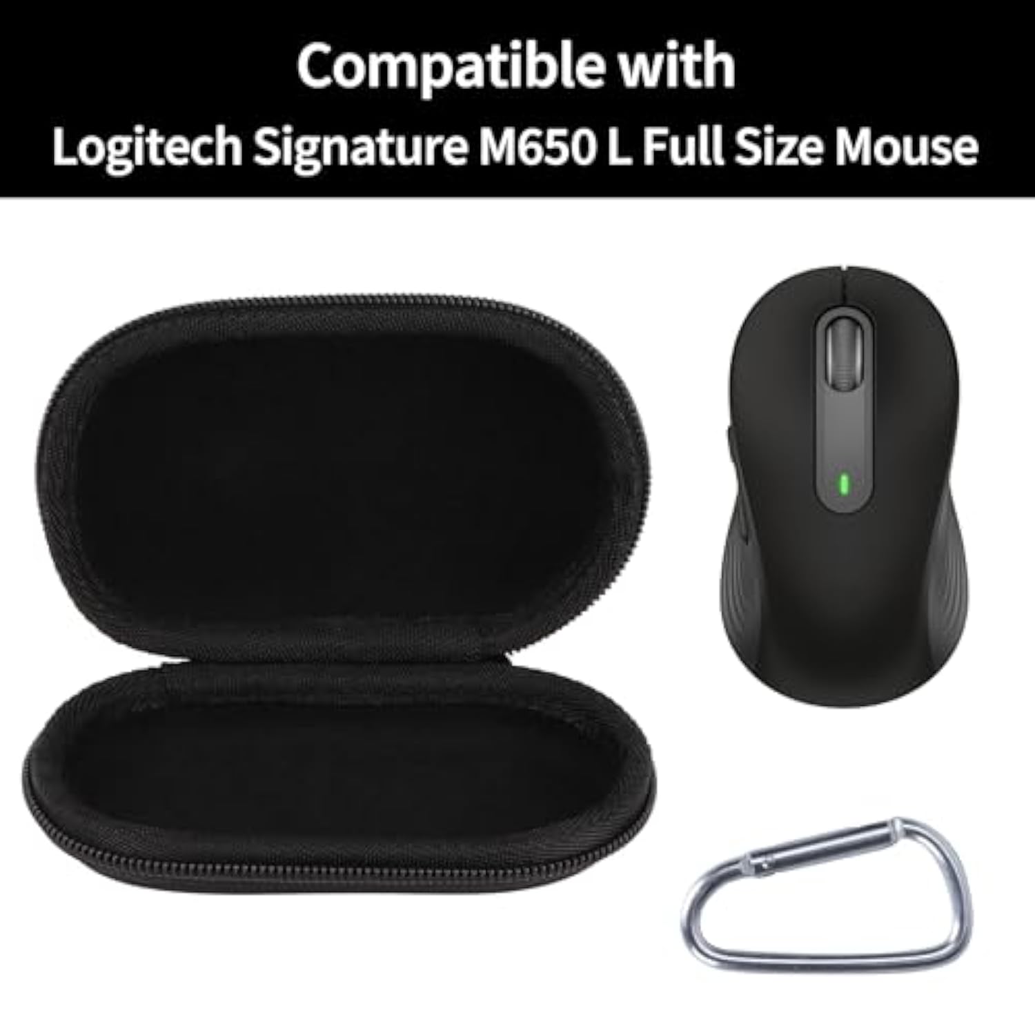 Case Compatible With Logitech Signature M650 L / M550 L Full Size Mouse