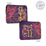 Omega Psi Phi Fraternity - Official Vendor - Laptop Sleeves - Greek Letters Bruhz