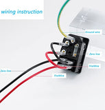 Inlet Module Plug 3 Pin Iec320 C14 Power Socket Inlet Module Plug 5A Fuse Switch Male Power Socket 10A 250V Rocker Switch (Red,Black)