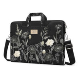 MOSISO Laptop Bag for Women, 15.6 inch Computer Bag Compatible with MacBook, HP, Dell, Lenovo, Asus, Notebook, 15-15.6 inch Laptop Messenger Shoulder Sleeve with Strap, Retro Flower