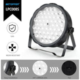 Led Par Lights 54 X 1.5W, Rgb Stage Lights Dmx Dj Lighting Sound Activated With Stand, Strobe Light & Wash Par Lighting Dmx For Parties, Church, Wedding, Bars