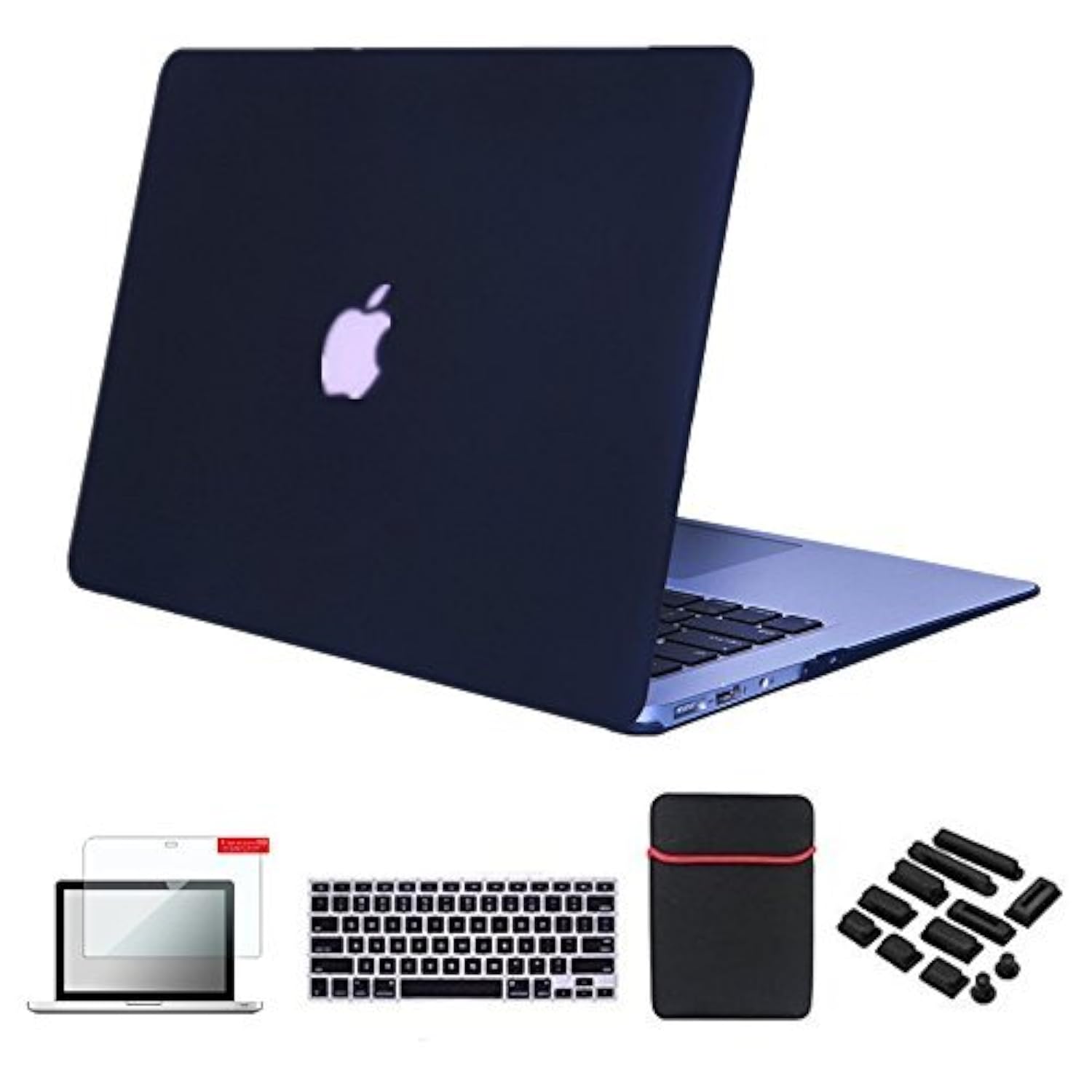 Compatible With Macbook Pro 15 Inch Case Model A1286 With Cd-Rom 2010/2011/2012 Laptop Hard Shell Protective Case&Sleeve Bag&Keyboard Cover Skin&Screen Protector&Dust Plug,Matte Black