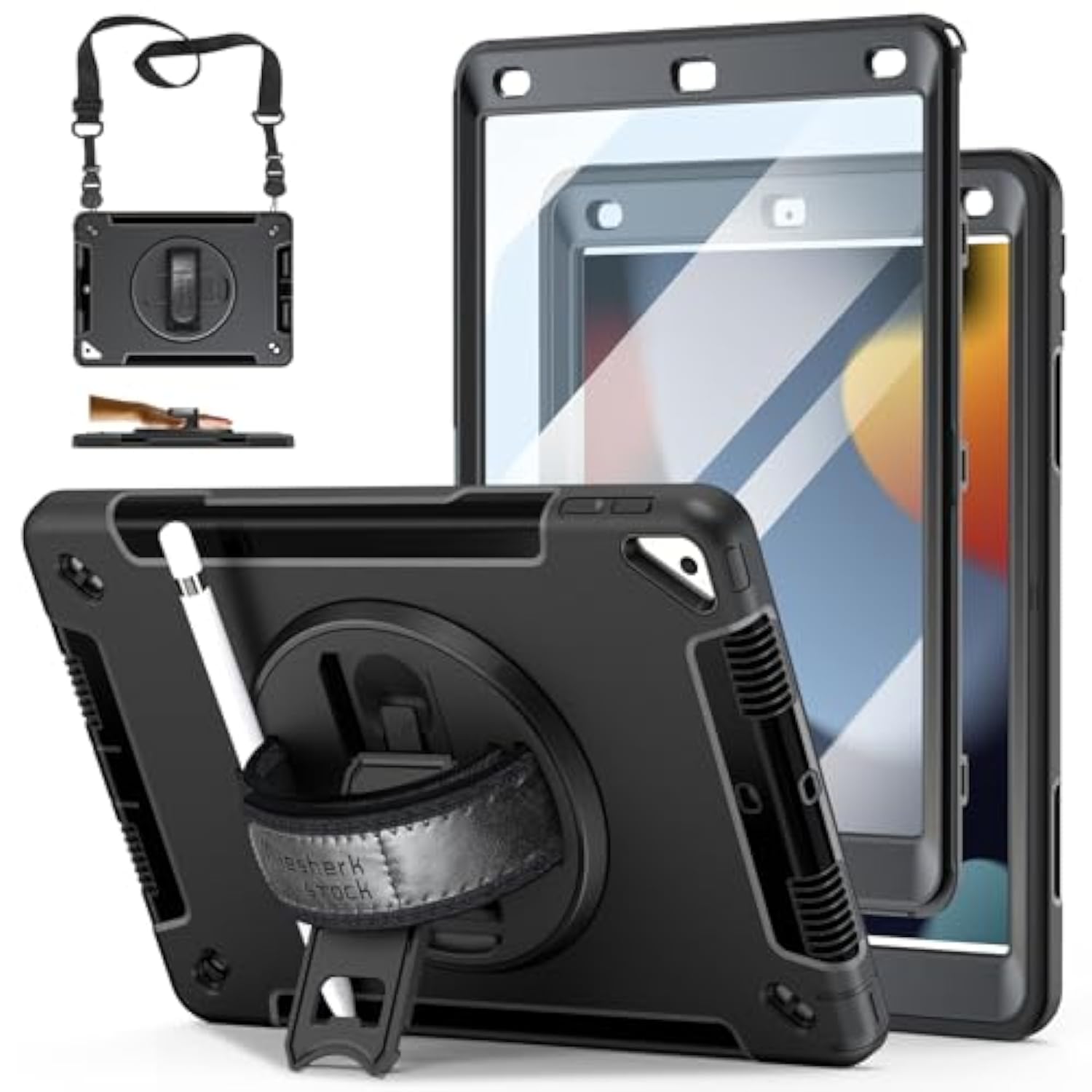 Case For Ipad 9Th Generation 2021: Military Grade Tpu Protective Cover For Ipa