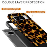 Tortoise Shell Google Pixel 8 Pro Case with Premium Quality Hard PC Back and Soft TPU Material