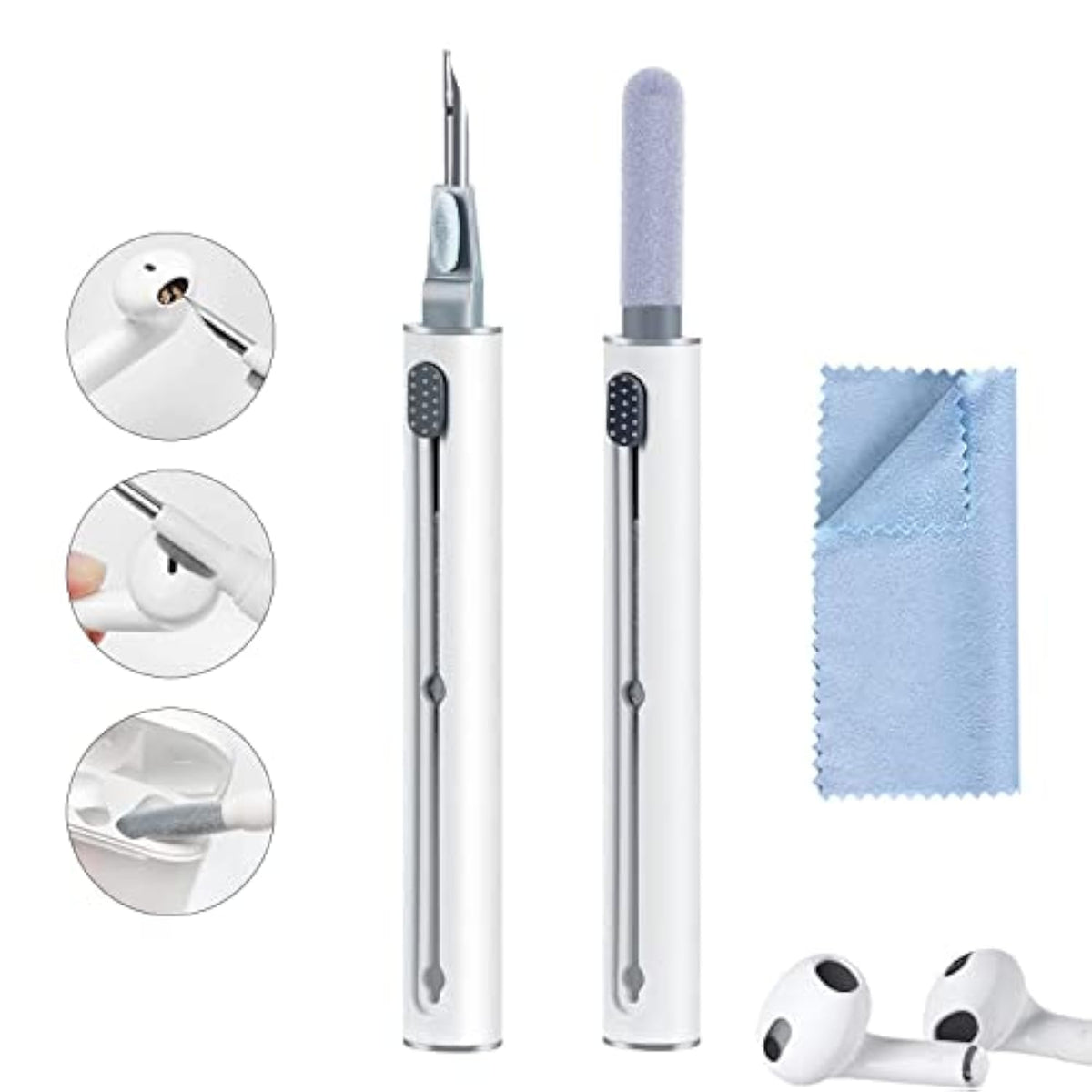 AirPods & Earbuds Cleaning Kit Multi-Tool with Brush and Sponge 1-Pack
