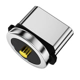 Usb C Magnetic Charger Cable Tips Only [4 Pack] Usb Type C Replacement Plugs For Magnetic Charging Cable 360°Rotating Usbc Charge Magnet Adapter