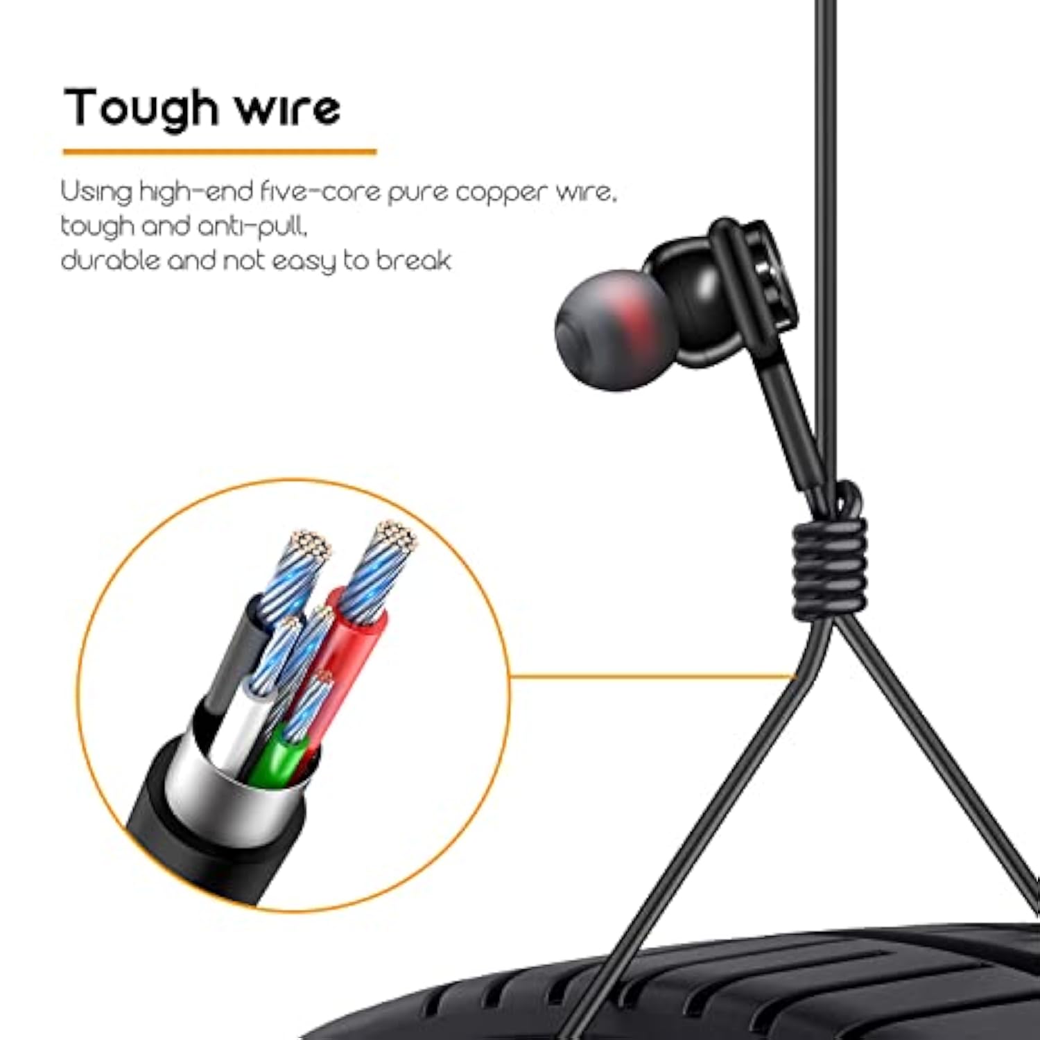 Wired Earphones In Ear Headphones Earbuds For Iphone 13 12/12 Mini 11 Pro/11 P
