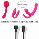 Magnetic Universal Usb Fast Charging Cable Cord For Massager, Computer Usb Adapter Replacement Massager Charging Cord Compatible Backup Charger