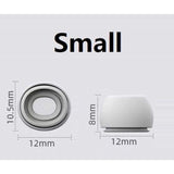 Small Size Ear Tips Earbuds Covers Ear Caps Eartips Earpads Compatible With Apple Airpods Pro, Silicone Tips, Fit In Case, 3 Pairs White S