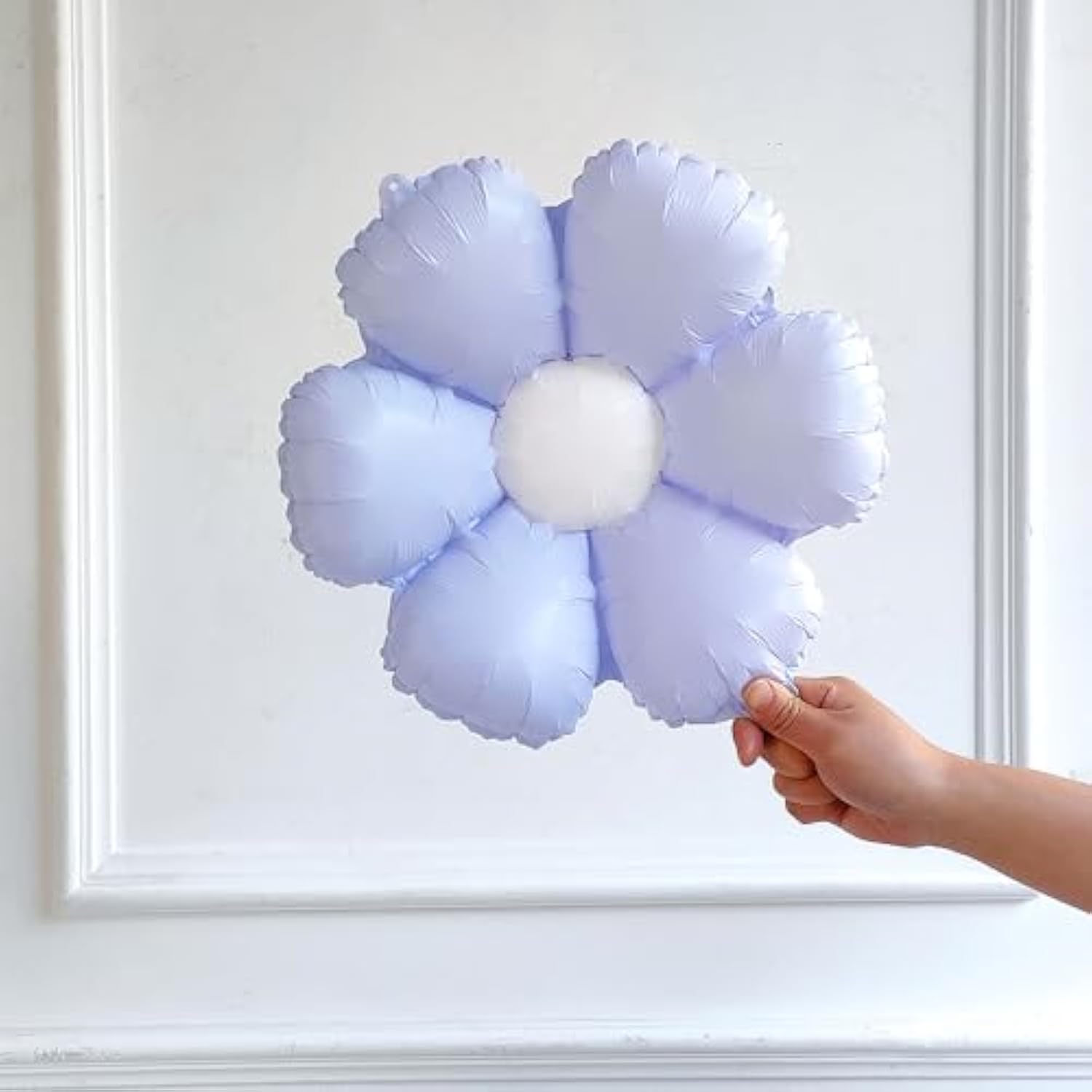 147pcs Daisy Butterfly Balloon Garland Kit in Pastel Pink Blue Yellow Purple Gold