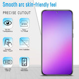 [3 Pack for  Galaxy S23 Privacy Screen Protector Tempered Glass, NO Bubbles, Fingerprint Unlock, Anti Spy, Anti-Scratch, Easy install