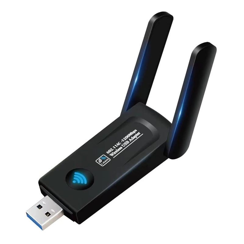 Ac1200 High Power Usb Ac Wireless Wifi 5 Adapter Dongle 5Dbi Dual Antenna 802.